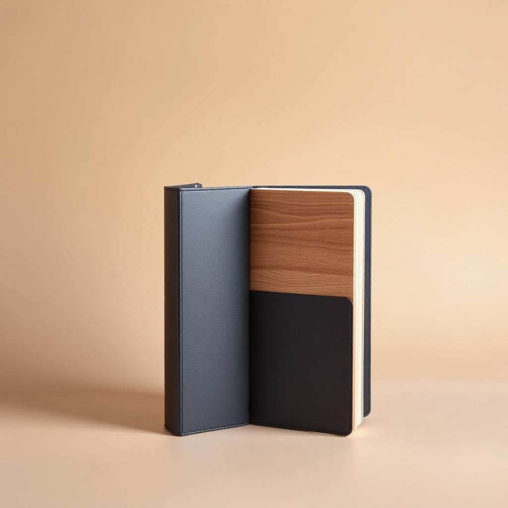 Concept placeholder for a commercial vinyl plank sample binder