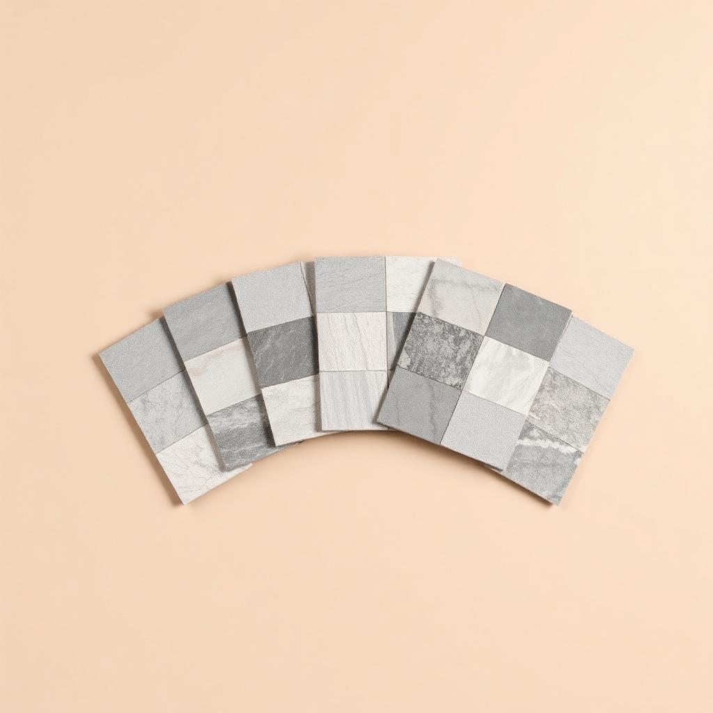 Concept placeholder for a glue-down LVT flooring sample binder