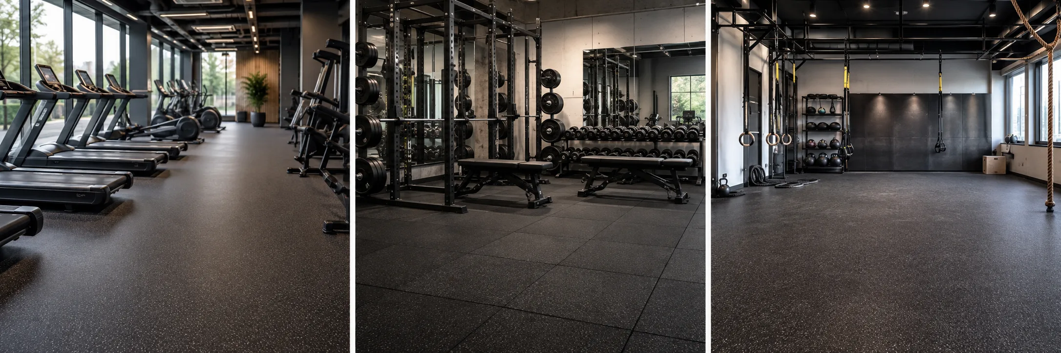 Rubber school gym flooring and education fitness flooring applications