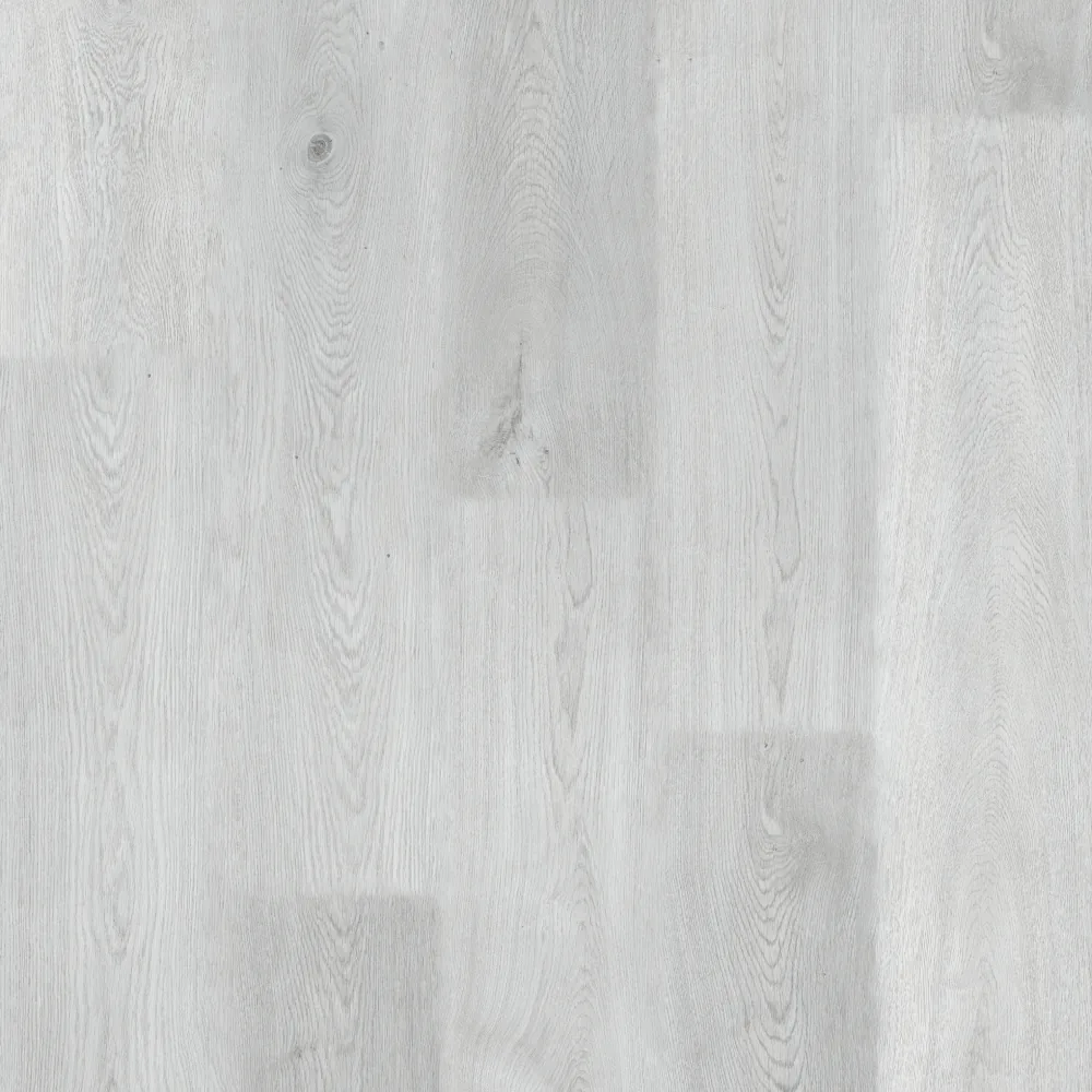 Commercial vinyl plank flooring (SPC) in Ivory Mist Oak