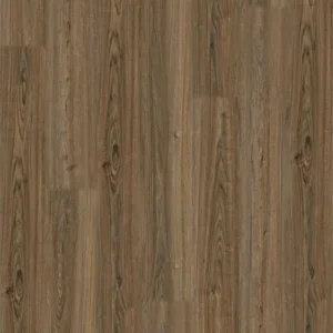 Commercial vinyl plank flooring (SPC) in Old World Walnut
