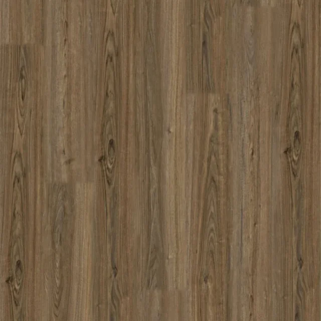 Commercial vinyl plank flooring (SPC) in Old World Walnut