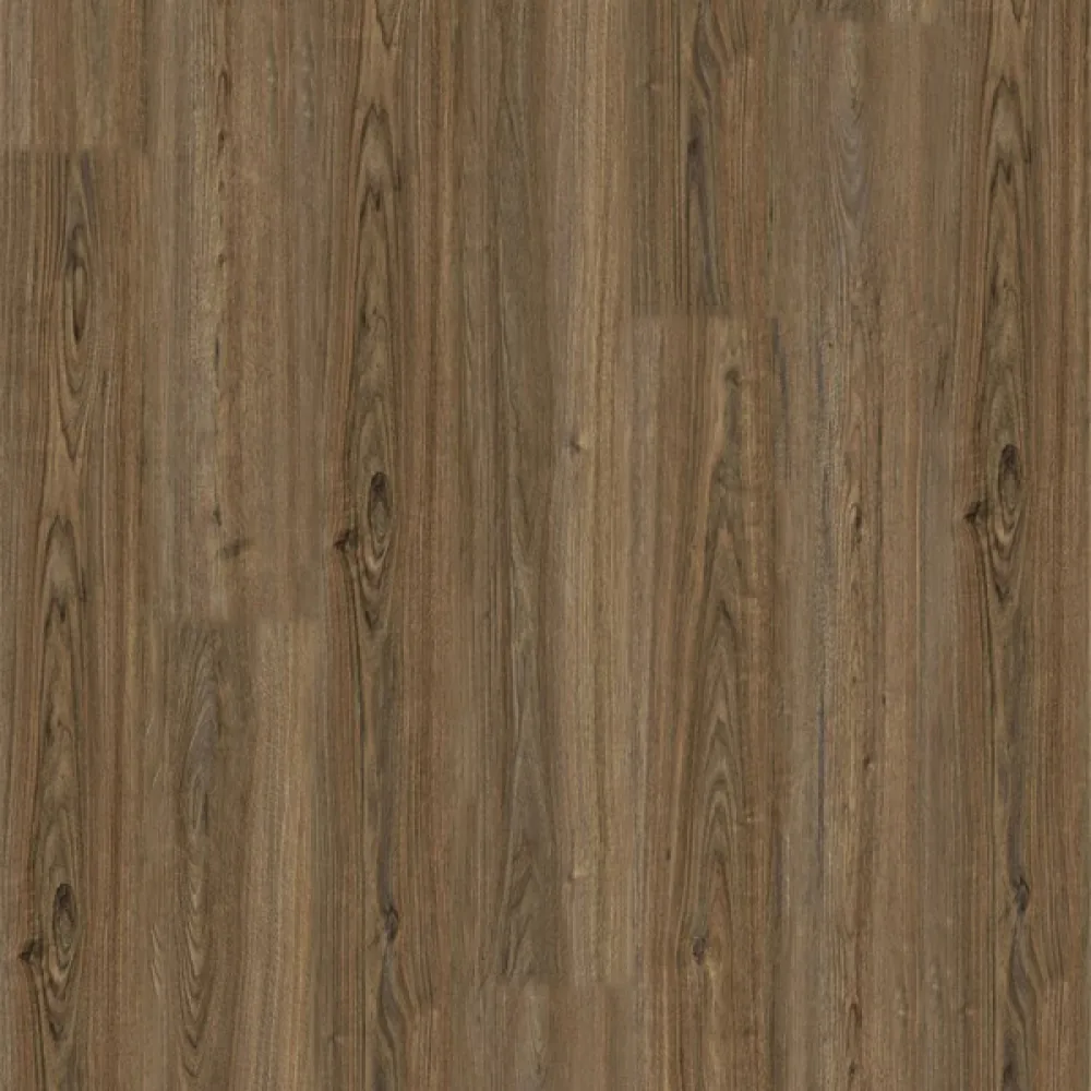 Commercial vinyl plank flooring (SPC) in Old World Walnut