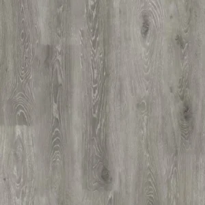 Commercial vinyl plank flooring (SPC) in Steel Mist Oak