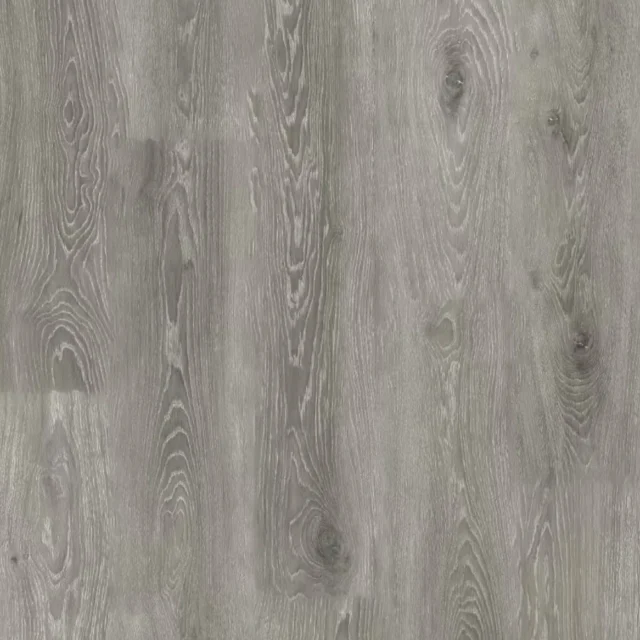 Commercial vinyl plank flooring (SPC) in Steel Mist Oak