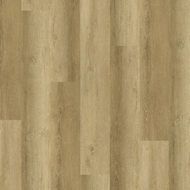 Commercial vinyl plank flooring (SPC) in Sunwashed Hickory